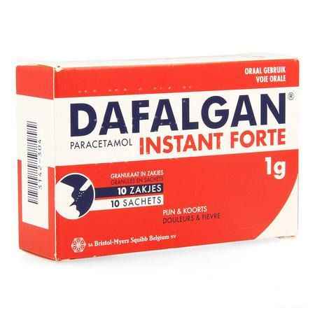 Dafalgan Instant Forte Gran Zakjes 10x1000 mg