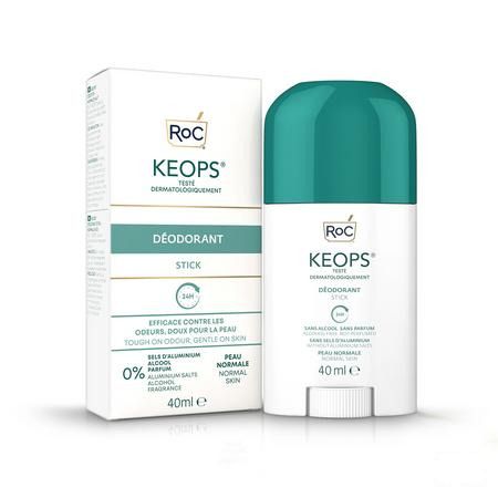 Roc Keops Deo Stick 40 ml  -  Care Cosmetics