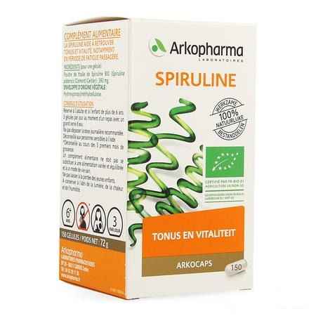 Arkogelules Spiruline Bio Capsule 150  -  Arkopharma