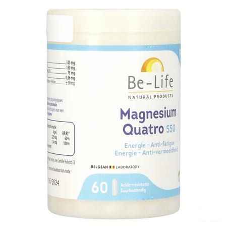 Magnesium Quatro 550 Be Life Pot Capsule 60  -  Bio Life