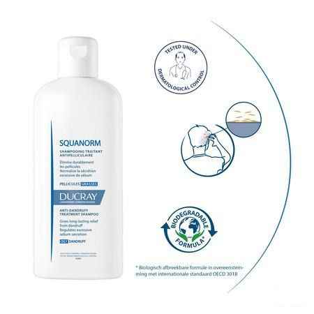 Ducray Squanorm Shampoo Vette Schilfers 200 ml