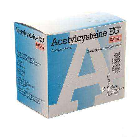 Acetylcysteine EG 600 mg Gran. Vr Drank Zakje 60  -  EG