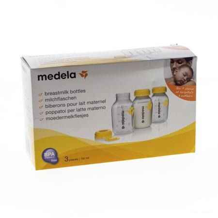 Medela Set 3 Bouteilles Imprimees 150 ml  -  Medela