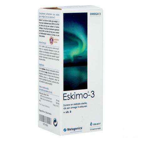 Eskimo-3 Citron Vert 105 ml 175  -  Metagenics