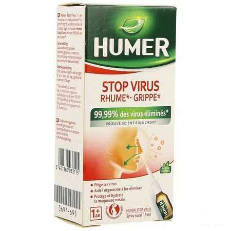 Humer Stop Virus Spray Nasal 15 ml  -  Urgo Healthcare