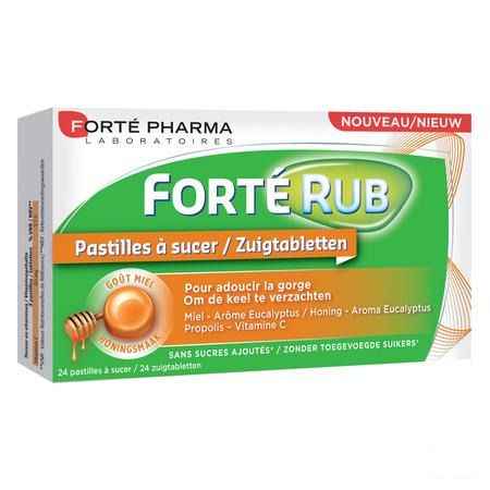 Forte Rub Keeltabletten Honing 24  -  Forte Pharma
