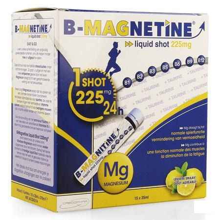 B-magnetine Liquid Shot 225 mg 15x25 ml