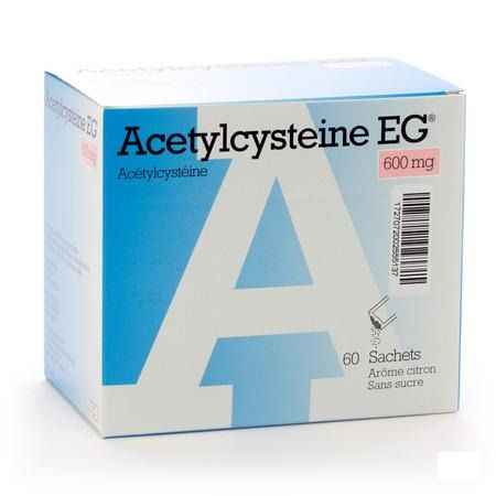 Acetylcysteine EG Zakjes 60x600 mg  -  EG