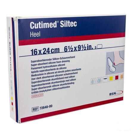 Cutimed Siltec Talon Compresse Sterile il 5 7264800
