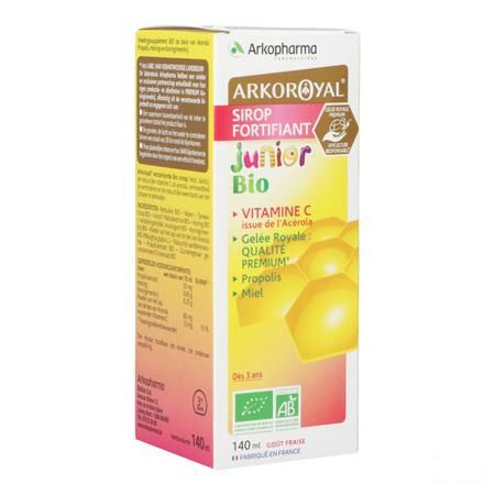 Arkoroyal Sirop Fortifiant Junior Bio Fl 140 ml  -  Arkopharma