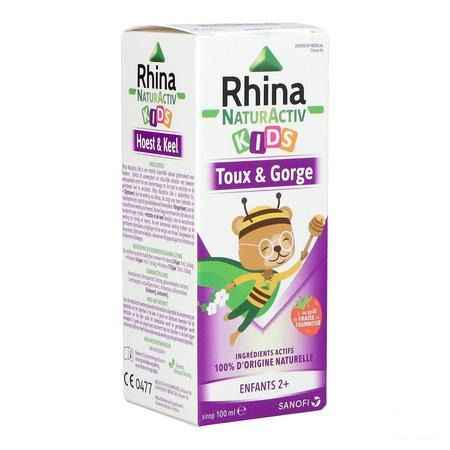 Rhina Natur Activ Toux Kids Sirop 100 ml  -  Sanofi