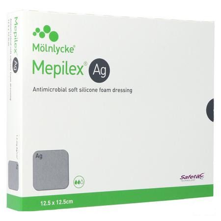 Mepilex Ag Verband Steriel 12,5x12,5cm 5 287121  -  Molnlycke Healthcare