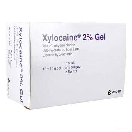 Xylocaine Gel Ser/spuit 10x10 gr 2%