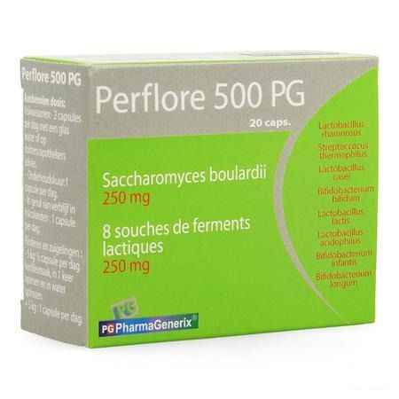 Perflore 500 Pg Pharmagenerix Capsule 20  -  Superphar