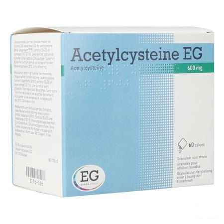Acetylcysteine EG 600 mg Gran. Vr Drank Zakje 60  -  EG