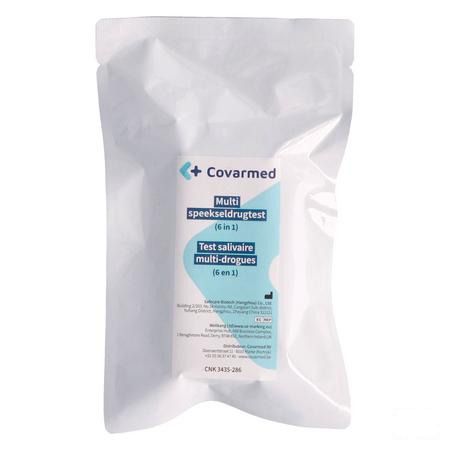 Drugtest Speeksel 6 Drugs(coc/amph/cannab/opiat/xt  -  Covarmed