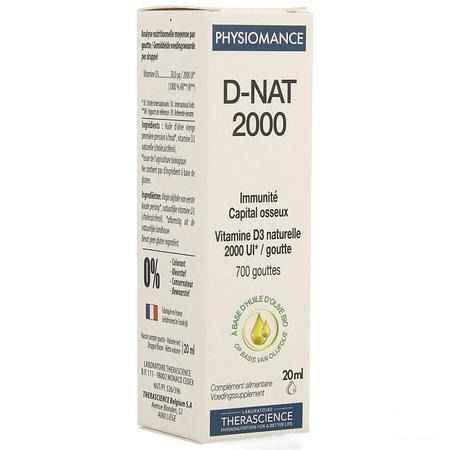D-nat 2000 Flacon Druppels 20 ml Physiomance Phy341  -  Therascience-Lignaform