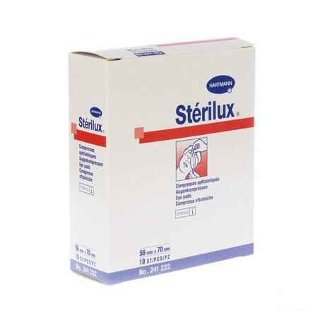 Sterilux Compr. ocul. 56x70 St.10 P/s  -  Hartmann