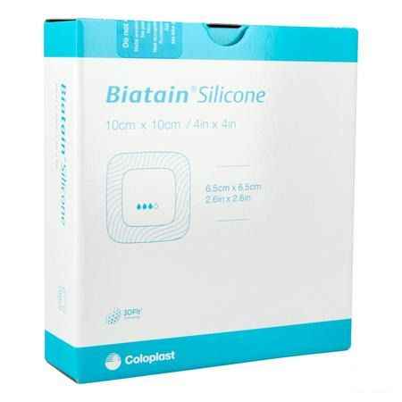 Biatain Silicoon Schuimverb 10,0x10,0cm 10 33435  -  Coloplast