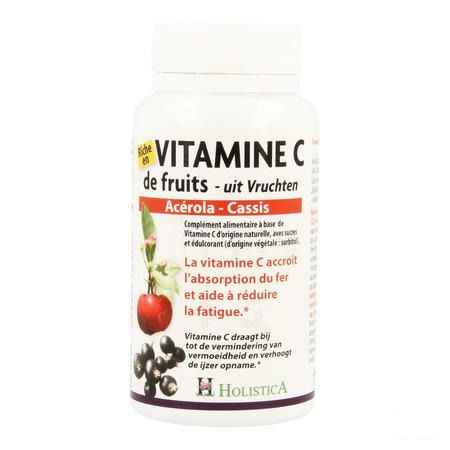 Vitamine C Acerola-cassis Tabletten 60 Holistica  -  Bioholistic Diffusion