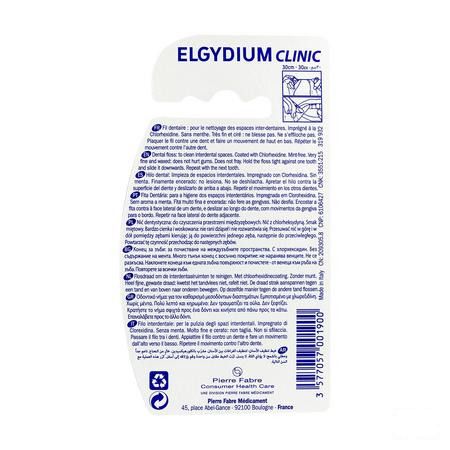 Elgydium Clinic Dentalfloss Chlorhexidine 50m