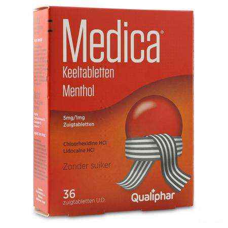 Medica Keeltabletten Menthol 36 Ud