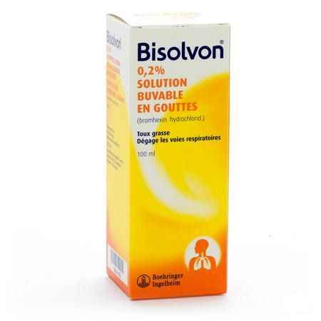 Bisolvon Oplossing Oraal 1x100 ml 2 mg/ml