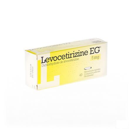 Levocetirizine EG 5 mg Filmomhulde Tabletten 40  -  EG