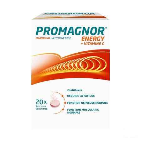 Promagnor Energy + Vit C Comprimes Effervescents 2x10