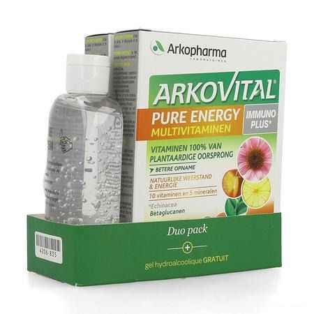 Arkovital Pure Energy Immun.Duo Comp60+H.Gel 100 ml  -  Arkopharma