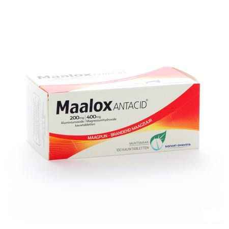 Maalox Antacid 200/400 Tabletten 100