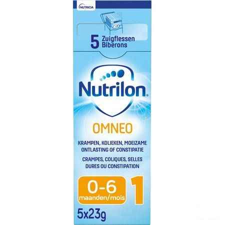 Nutrilon Omneo 1 Melk Zuig.melk Poeder Trialpack5x23g  -  Nutricia