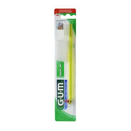 Gum Tandenborstel Classic Soft Volwassen Kleine Kop 407