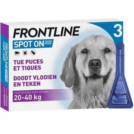 Frontline Spot On Chien 20-40kg et 3x2,68ml