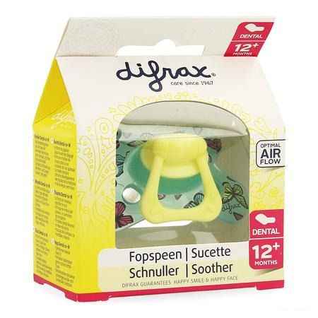 Difrax Fopspeen Dental Semi Filled + 12m 346  -  Difrax
