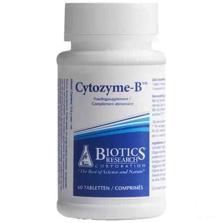 Biotics Cytozyme-B 60 tabletten  -  Energetica Natura