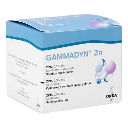 Gammadyn Ampullen 30 X 2 ml Zn  -  Unda - Boiron