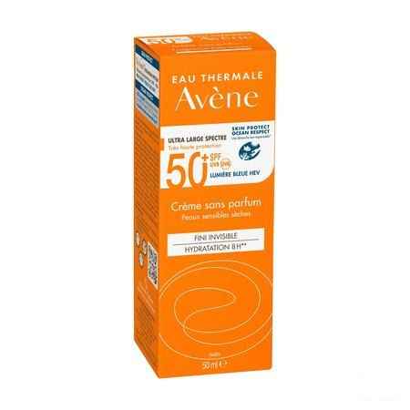 Avene Zon Ip50 + Creme Zonder Parfum 50 ml  -  Avene