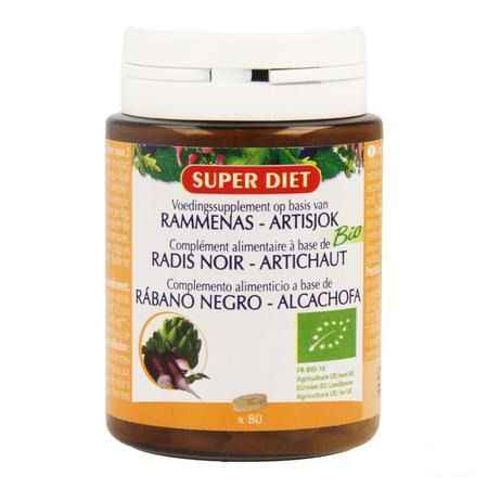 Super Diet Rammenas-artisjok Bio Tabletten 80  -  Superdiet Laboratoires
