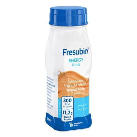 Fresubin Energy Drink 200 ml Fruits Tropicaux/tropische Vruchten  -  Fresenius
