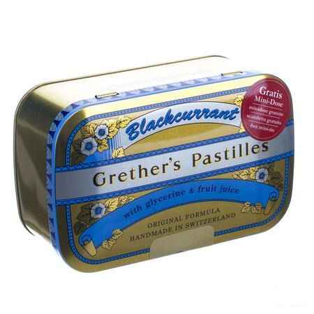 Grether's Pastilles Blackcurrant Pastille 440 gr  -  Melisana
