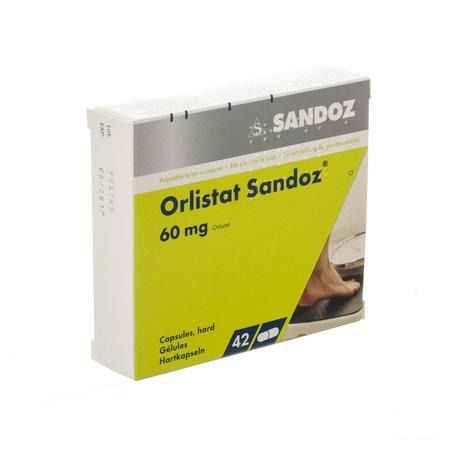 Orlistat Sandoz Harde Capsule 42 X 60 mg 