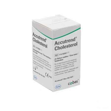 Accutrend Cholesterol Strips 25 11418262165  -  Roche Diagnostics
