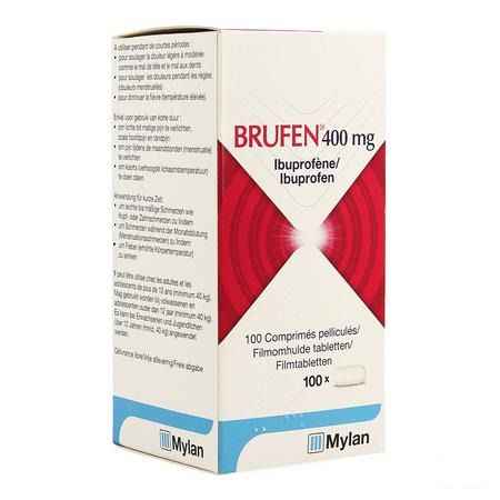 Brufen 400 mg Filmomhulde Tabletten 100 X 400 mg 