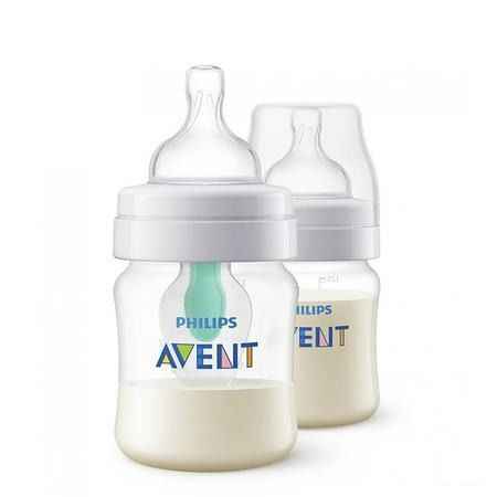 Philips Avent Anti colic Zuigfles Duo 2x125 ml Scf810/24  -  Bomedys