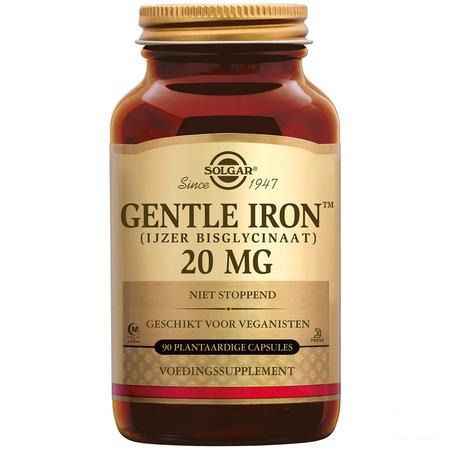 Solgar Gentle Iron V-Capsule 90x20 mg  -  Solgar Vitamins