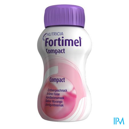 Fortimel Compact Aardbei 4x125 ml  -  Nutricia