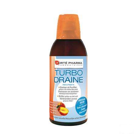 Turbodraine The Vert Peche 1x500 ml  -  Forte Pharma