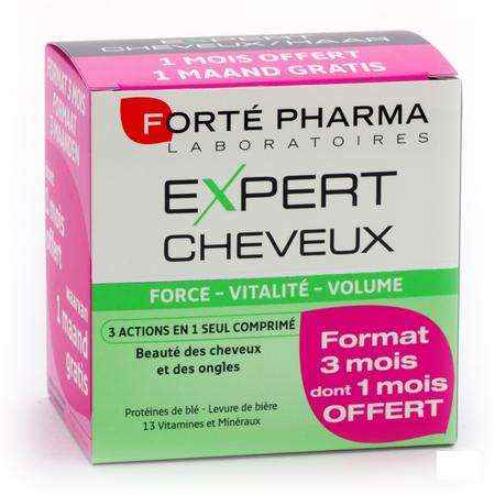 Expert Cheveux Tripack Comprimes 3x28  -  Forte Pharma