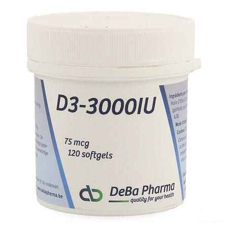 D3 3000 Iu Capsule 120  -  Deba Pharma
